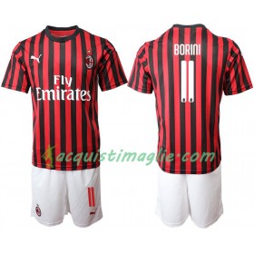 Divisa di Calcio AC Milan BORINI 11 Bambino Prima 2019/2020